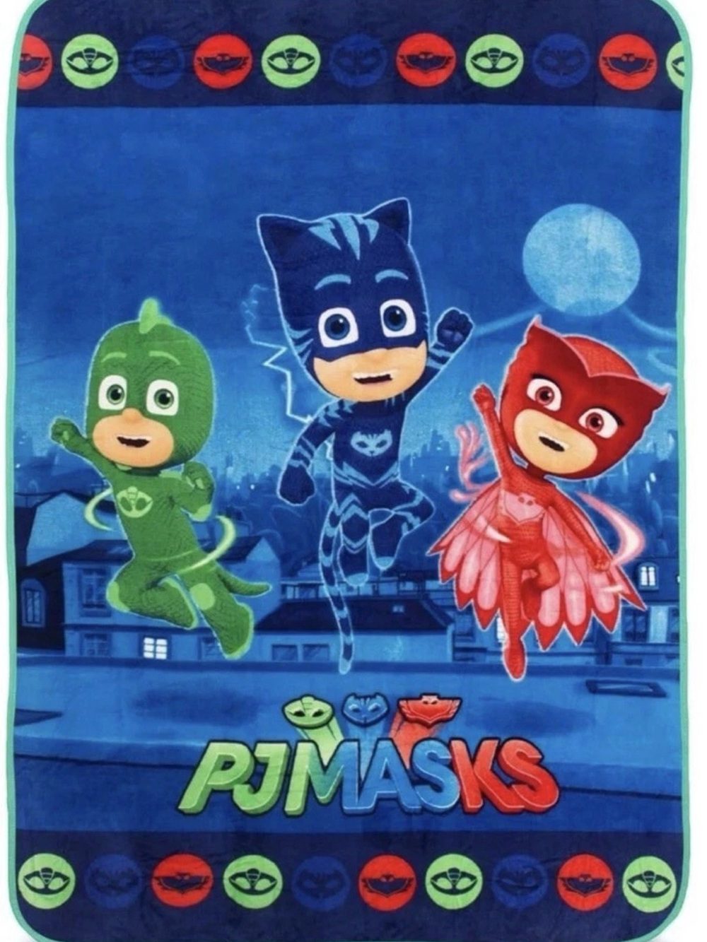 PJ Masks Kids 62" x 90" Twin/Full Blanket-W8895389736